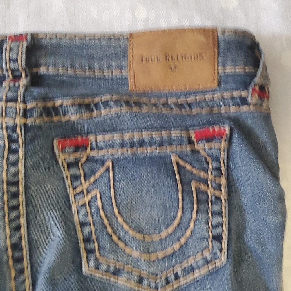 True Religion Halle Blue Skinny Jeans Sz 30 - Picture 4 of 15
